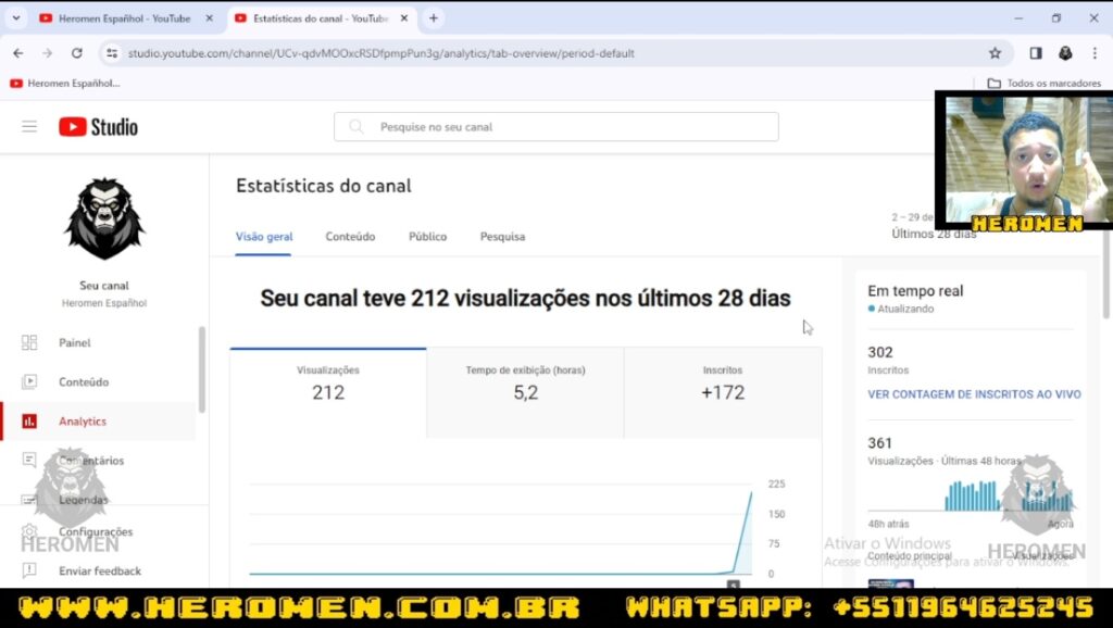 Bot de Visualização e Horas Assistidas Youtube