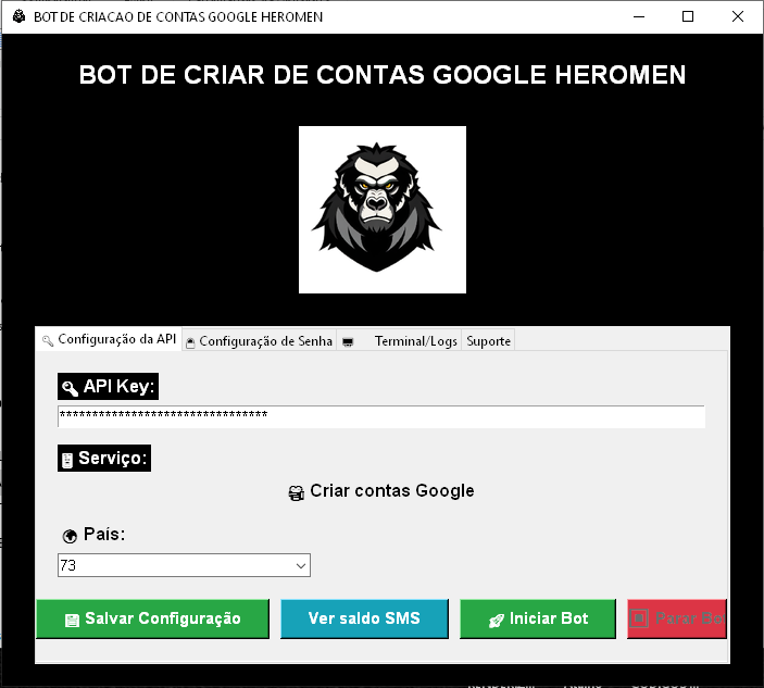 Bot de Criar Contas Google 9 bot de criar contas google