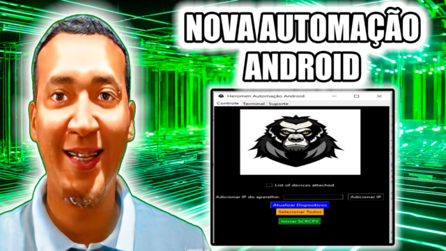 Scrcpy Automação Heromen